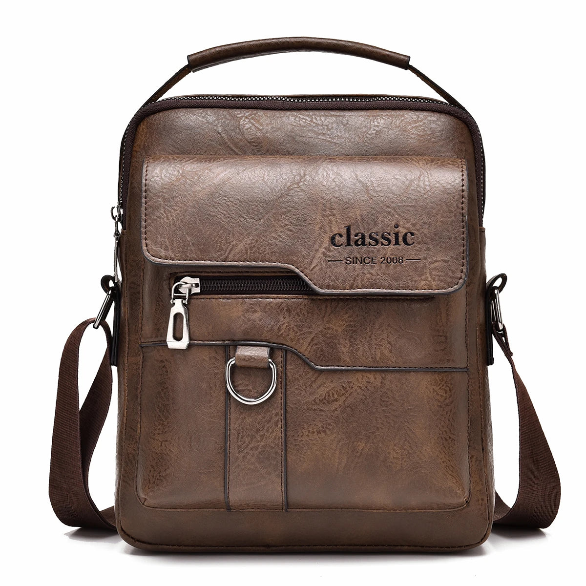 Sacoche cuir homme "CLASSIC"