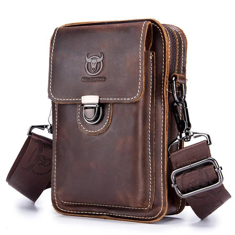 Sacoche Homme cuir "BULLCAPTAIN Crazy Horse"