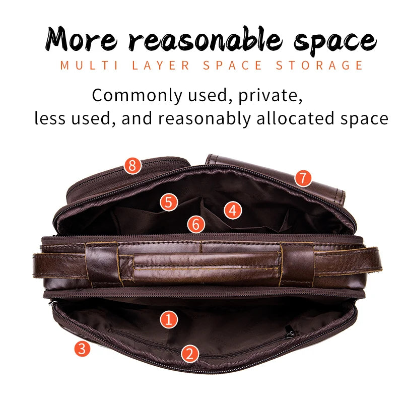 Sacoche cuir homme "AIRPORT"