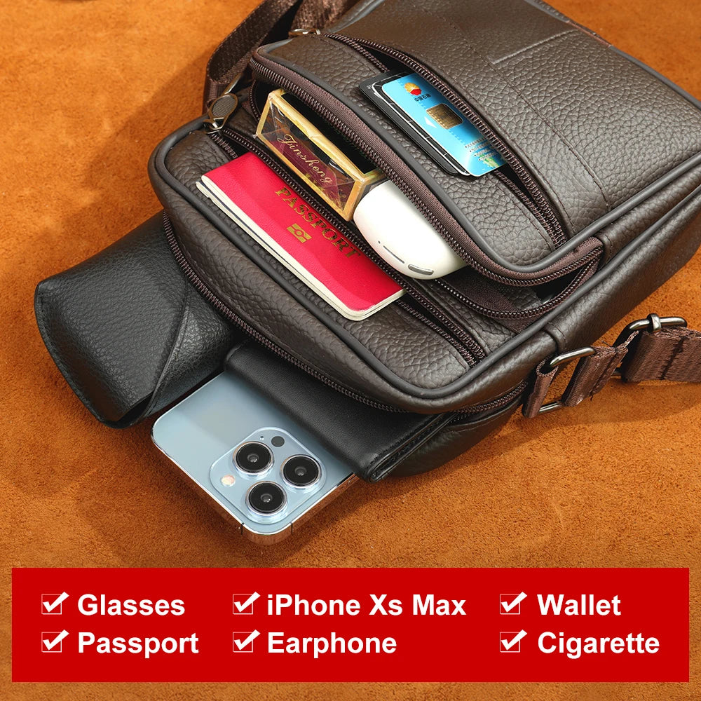 Sacoche cuir homme WESTAL