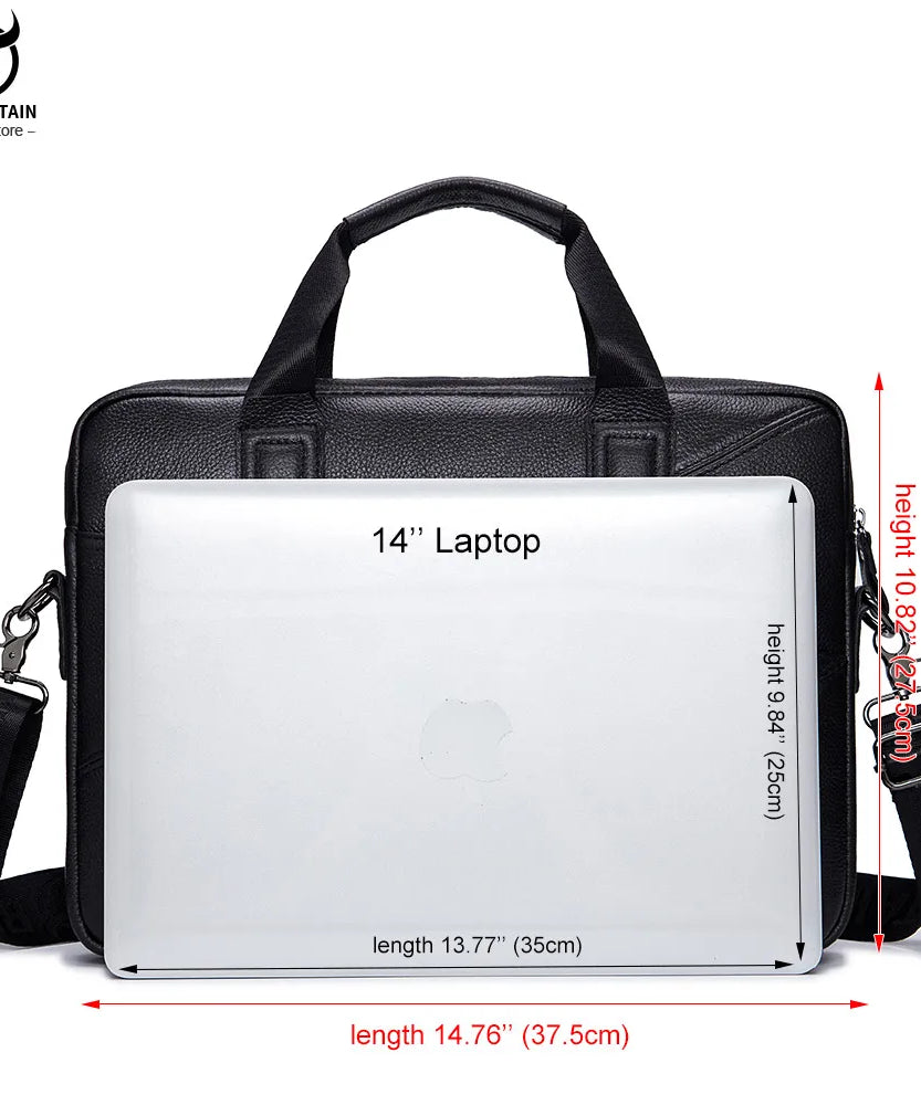 Sacoche cuir homme "BUSINESS"