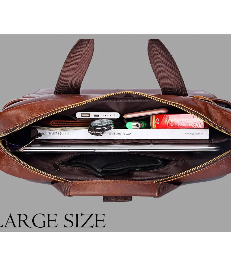 Sacoche cuir Homme "CASUAL"