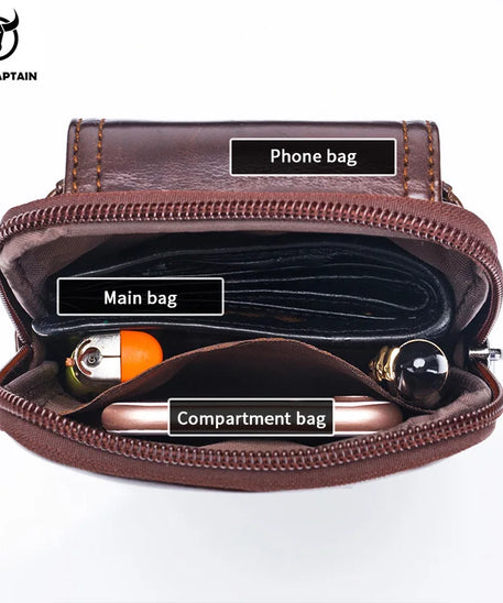 Sacoche homme cuir BULLCAPTAIN POCHETTE
