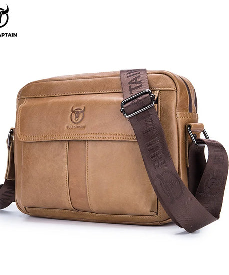 Sacoche cuir homme "BULLCAPTAIN BANDOULIERE"