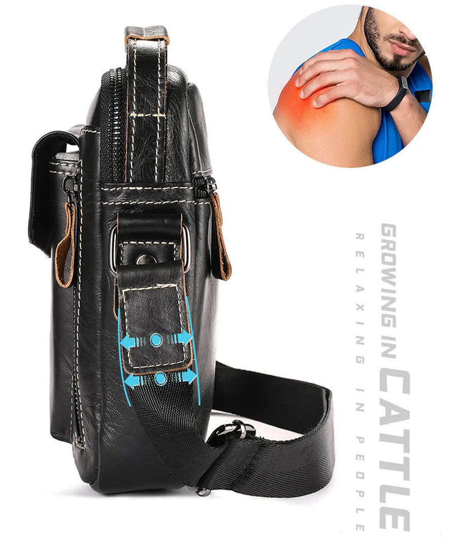 Sacoche cuir Homme "BULLCAPTAIN BOLSO"