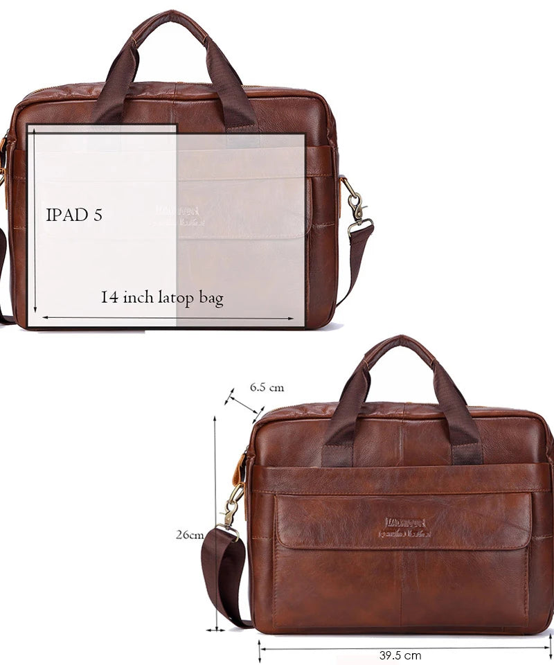 Sacoche cuir Homme "CASUAL"