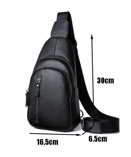 Sacoche cuir homme "PURITY"