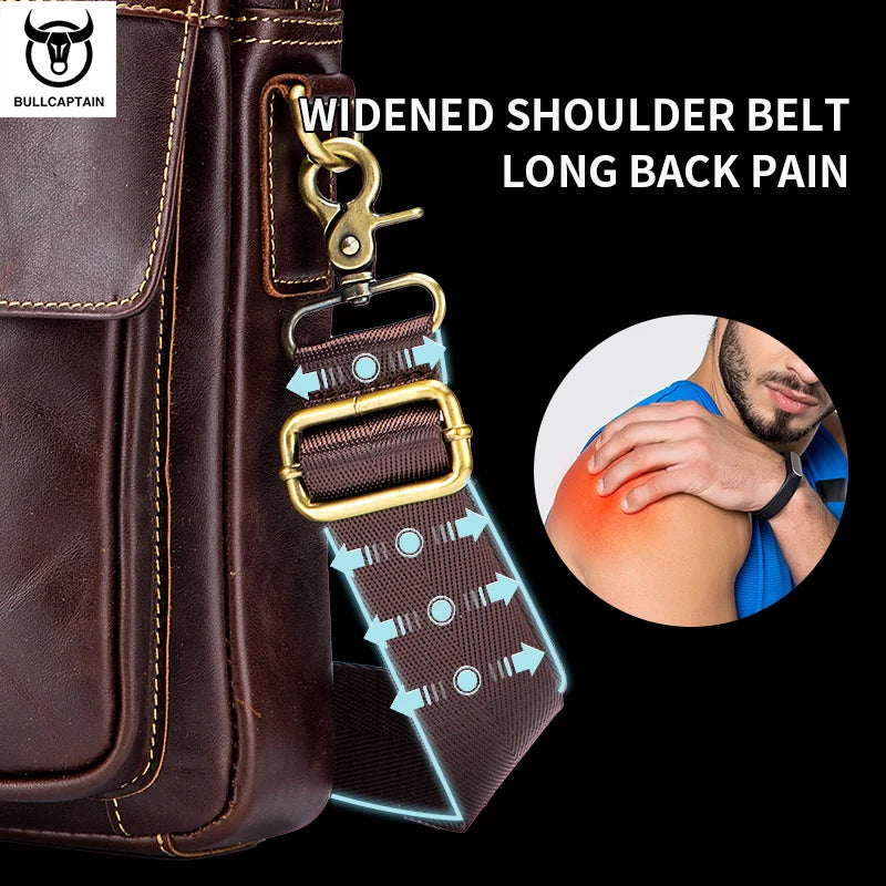 Sacoche homme cuir "BULLCAPTAIN RETRO"