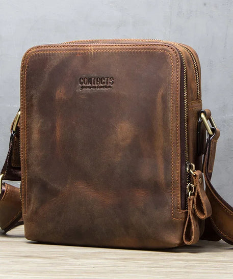 Sacoche cuir homme "VINTAGE"