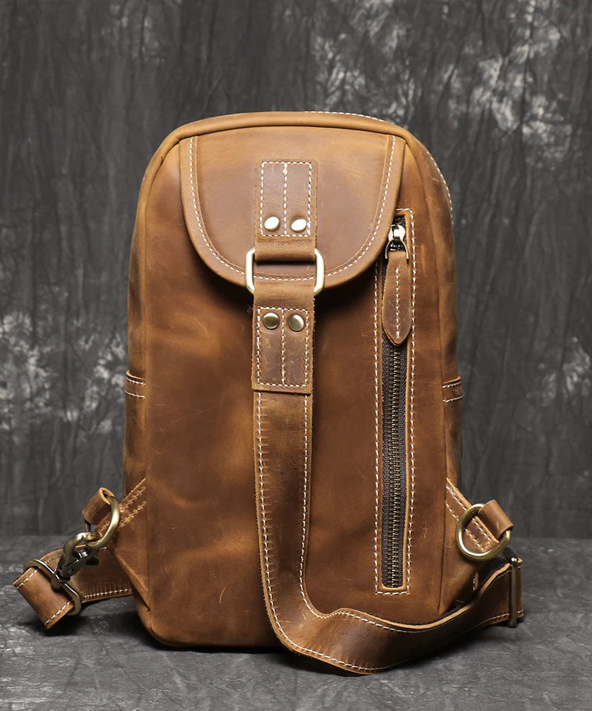 Sacoche cuir homme "VINTAGE LUOKIR"