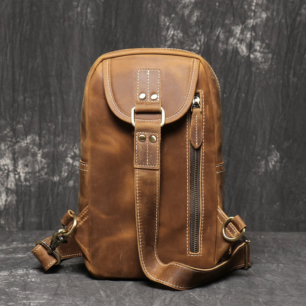 Sacoche cuir homme "VINTAGE LUOKIR"