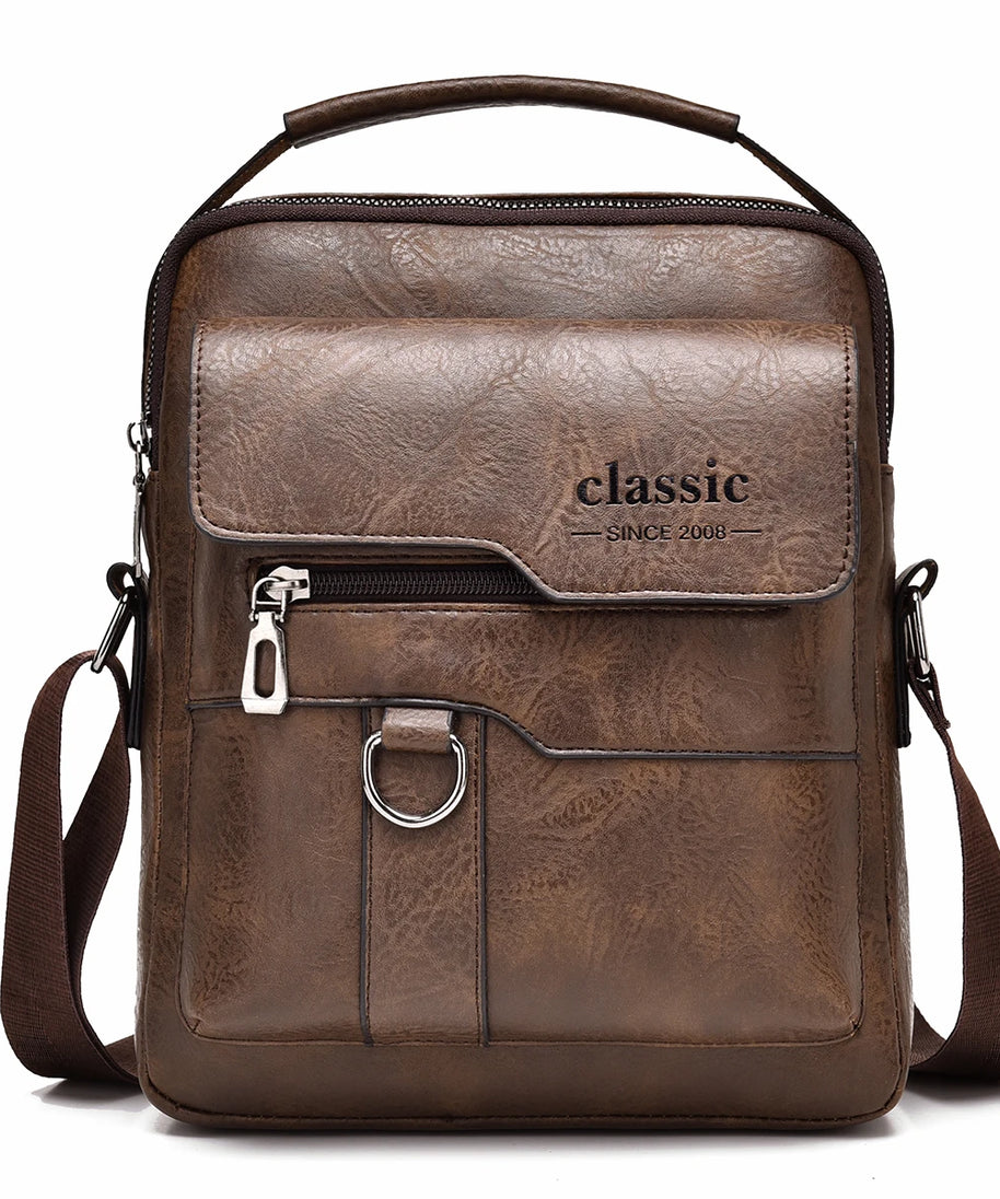 Sacoche cuir homme "CLASSIC"