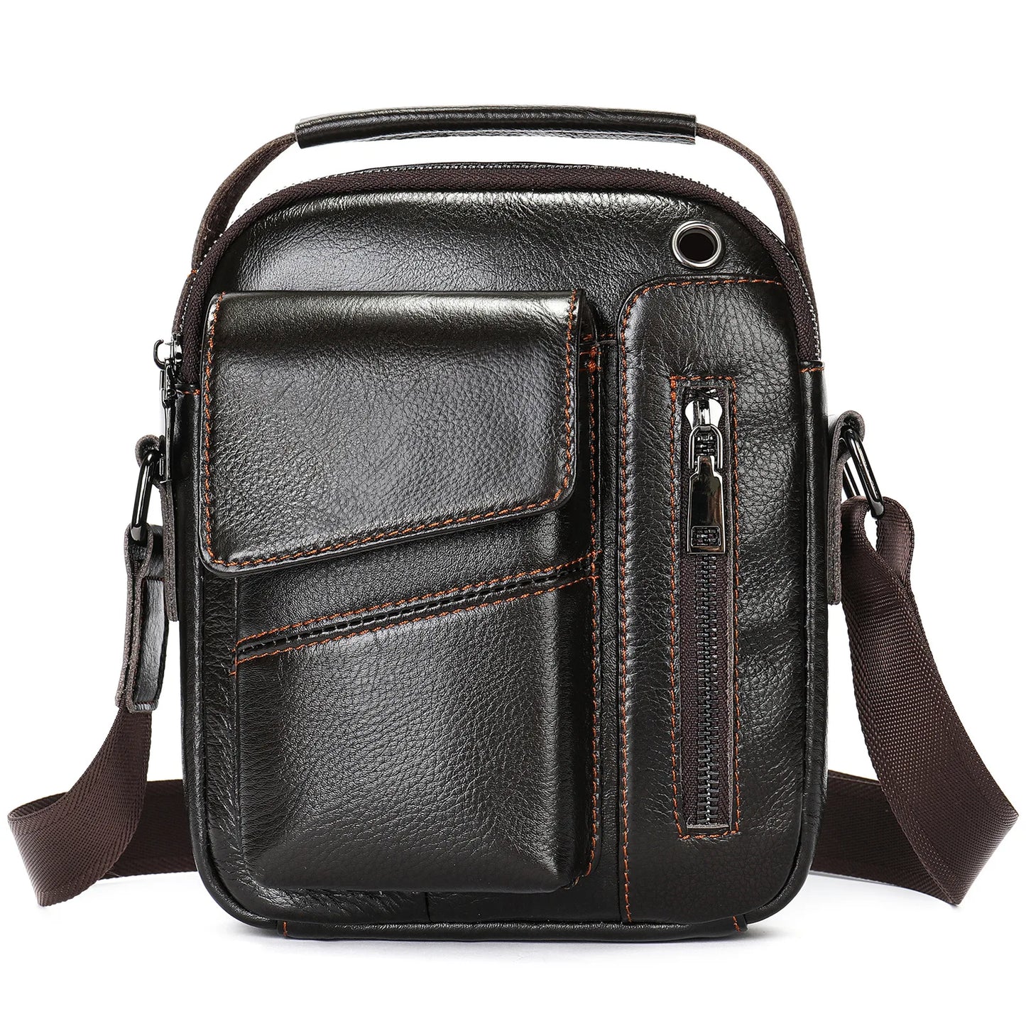 Sacoche cuir homme "SHOULDER"