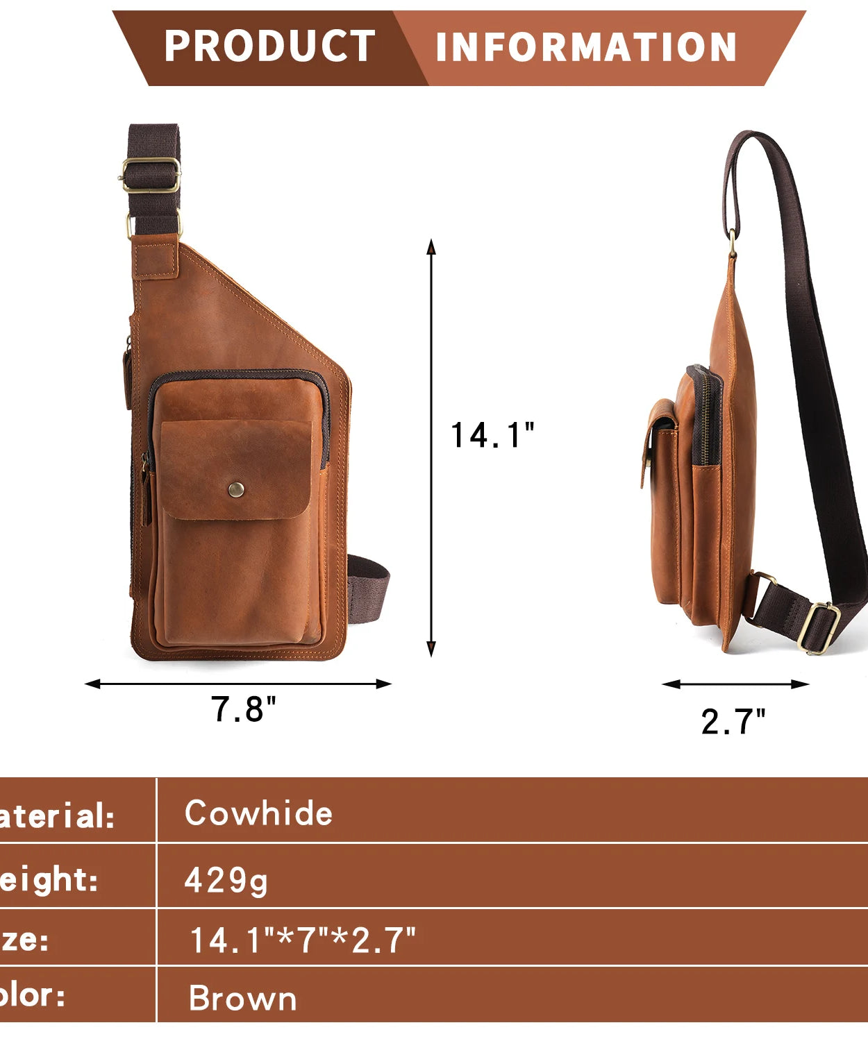 Sacoche homme cuir "YATBEST"