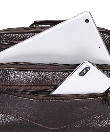 Sacoche homme cuir "MESSENGER"