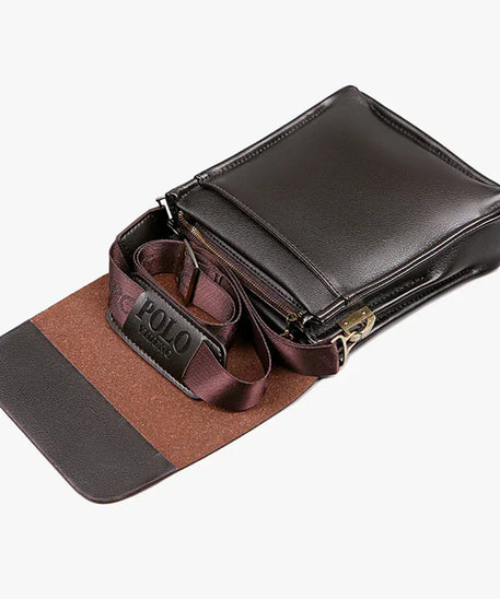 Sacoche cuir homme "POLO"