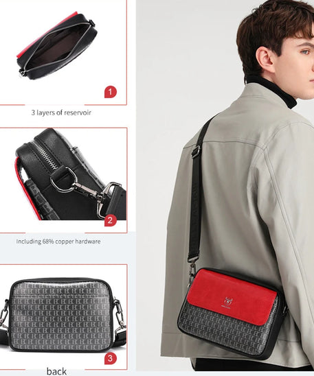 Sacoche homme cuir "FLAP TOTE"