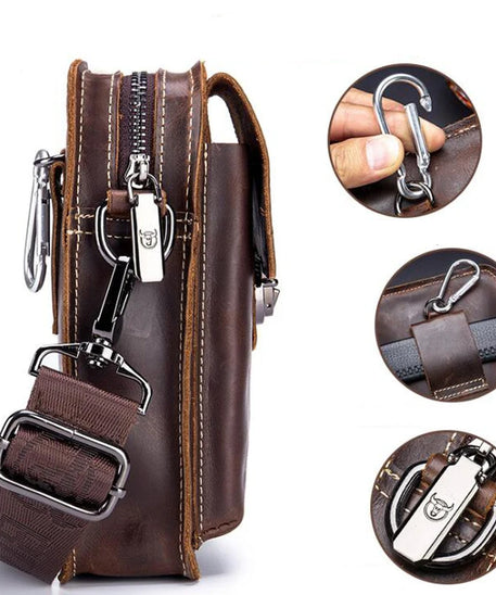 Sacoche Homme cuir "BULLCAPTAIN Crazy Horse"