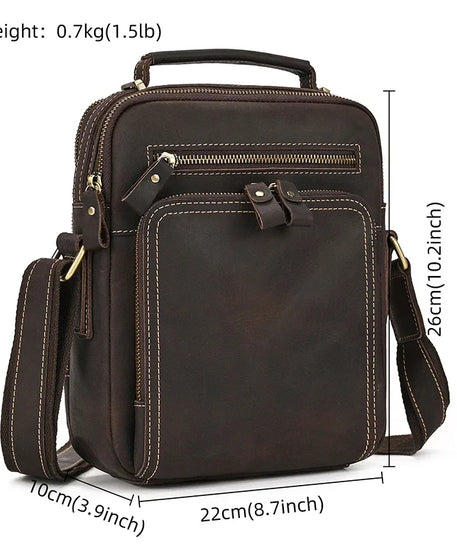 Sacoche cuir homme "NEWSBIRD"