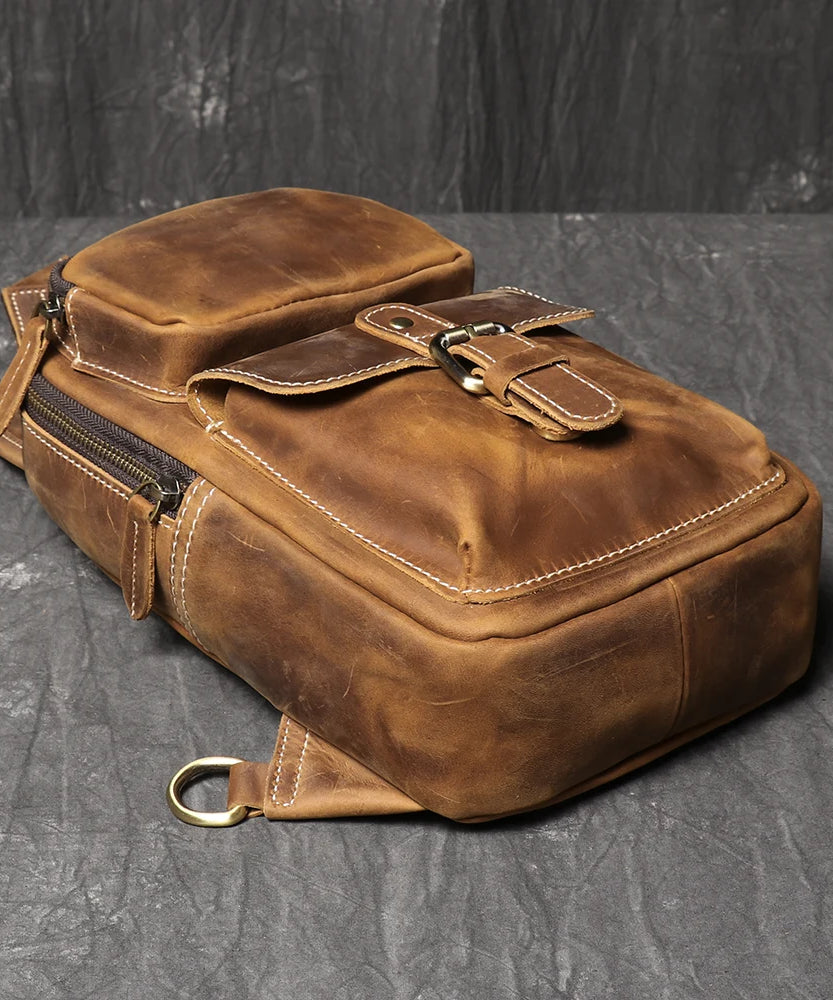 Sacoche cuir homme "VINTAGE LUOKIR"