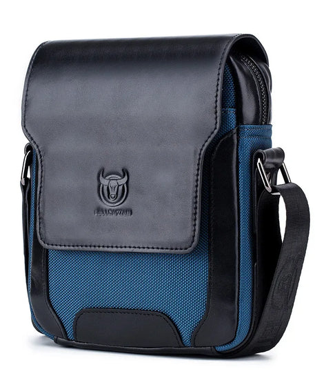 Sacoche cuir homme "PATCHWORK"