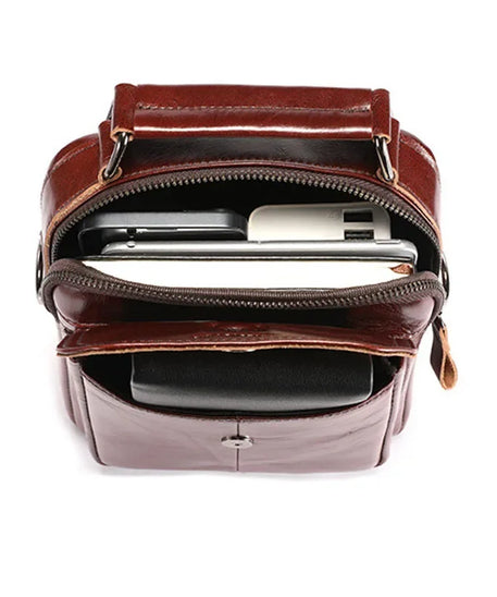 Sacoche homme cuir moyenne "BULLCAPTAIN"