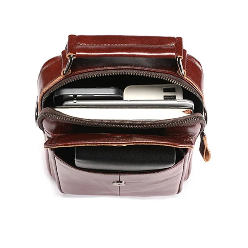 Sacoche homme cuir moyenne "BULLCAPTAIN"