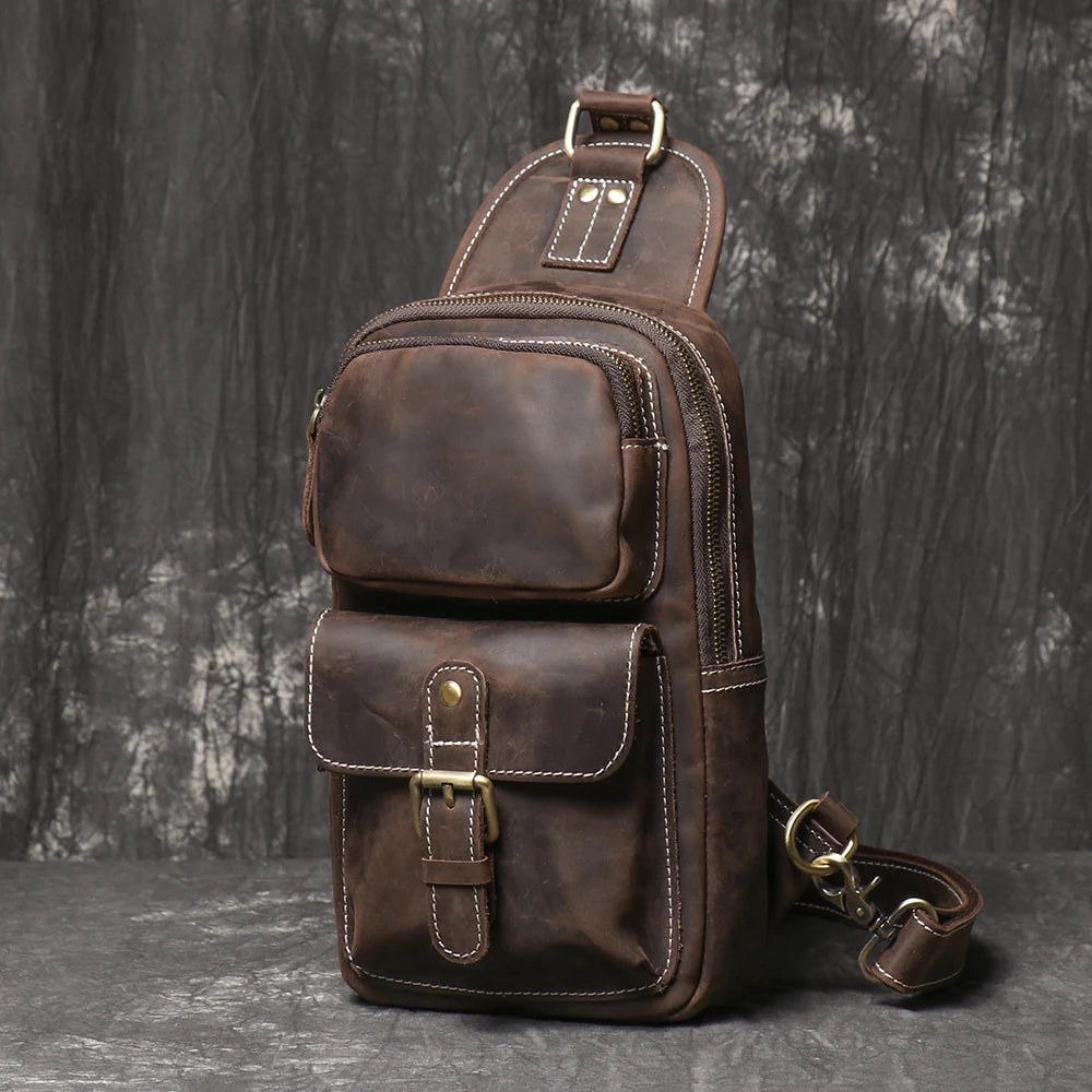 Sacoche cuir homme "VINTAGE LUOKIR"