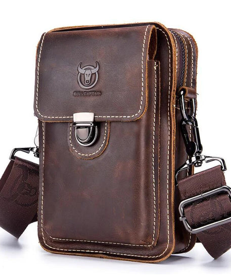Sacoche Homme cuir "BULLCAPTAIN Crazy Horse"