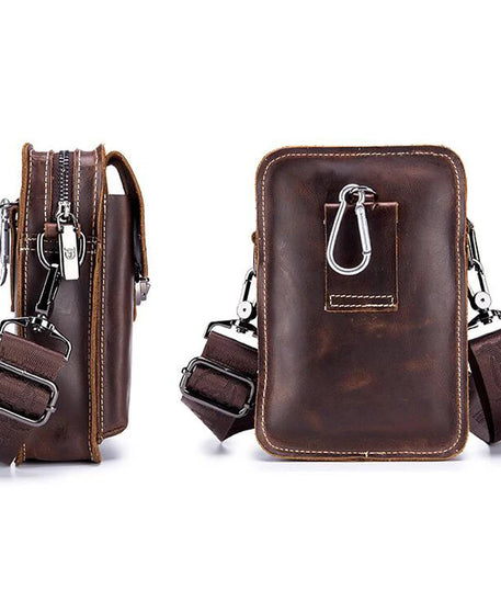 Sacoche Homme cuir "BULLCAPTAIN Crazy Horse"