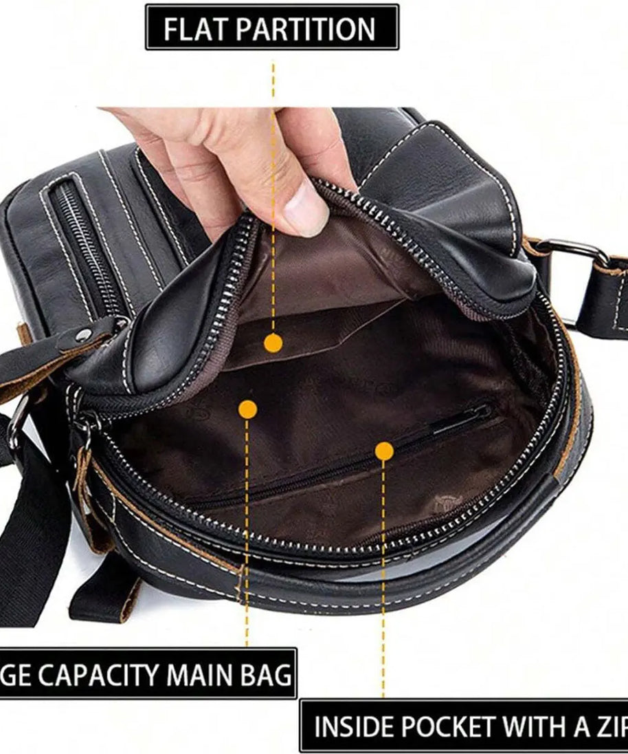 Sacoche cuir Homme "BULLCAPTAIN BOLSO"