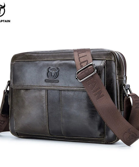 Sacoche cuir homme "BULLCAPTAIN BANDOULIERE"