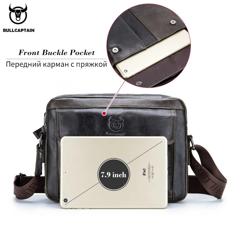 Sacoche cuir homme "BULLCAPTAIN BANDOULIERE"