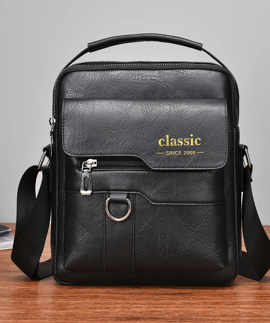 Sacoche cuir homme "CLASSIC"