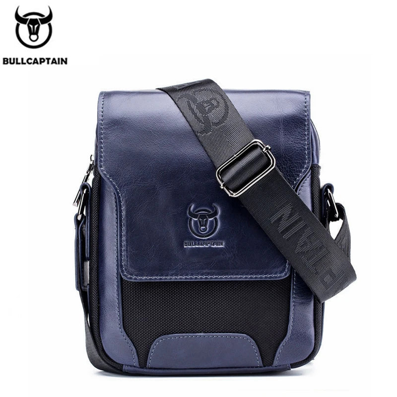 Sacoche cuir homme "PATCHWORK"