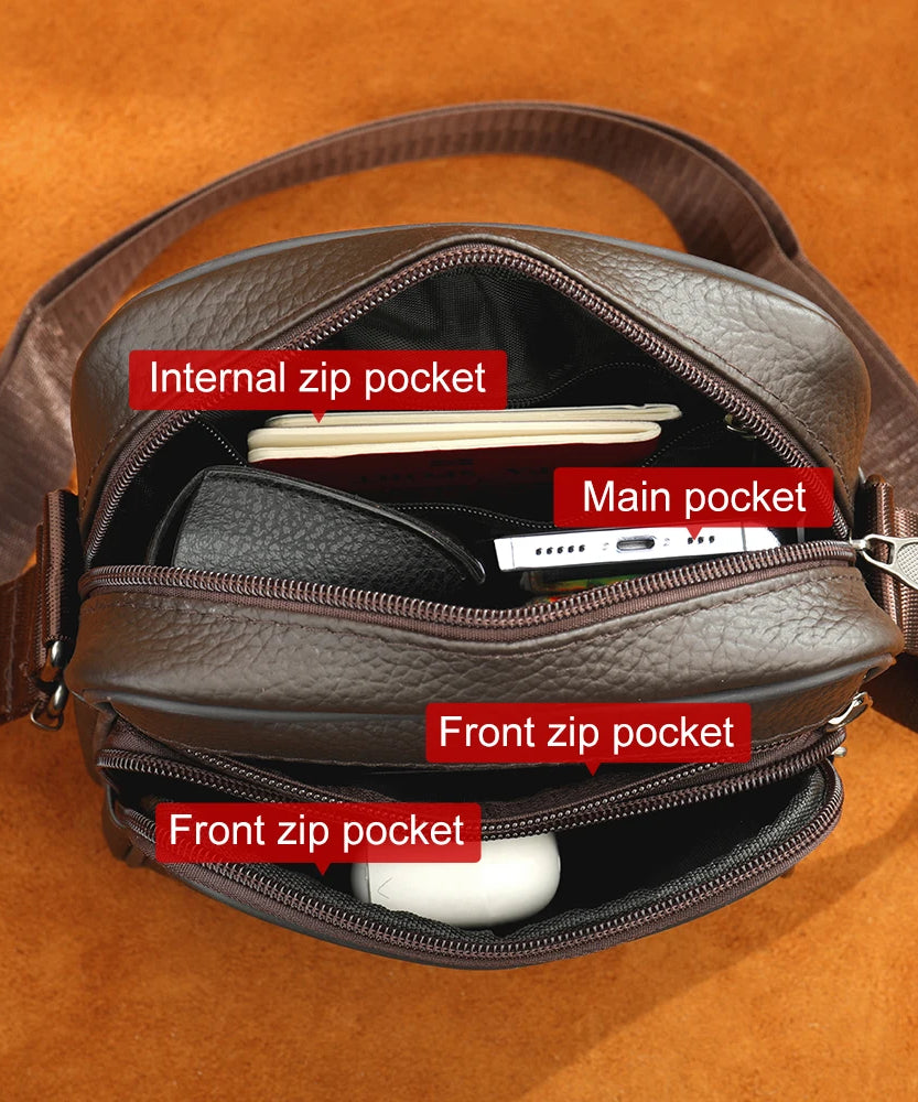 Sacoche cuir homme WESTAL