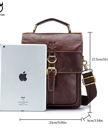 Sacoche homme cuir "BULLCAPTAIN RETRO"