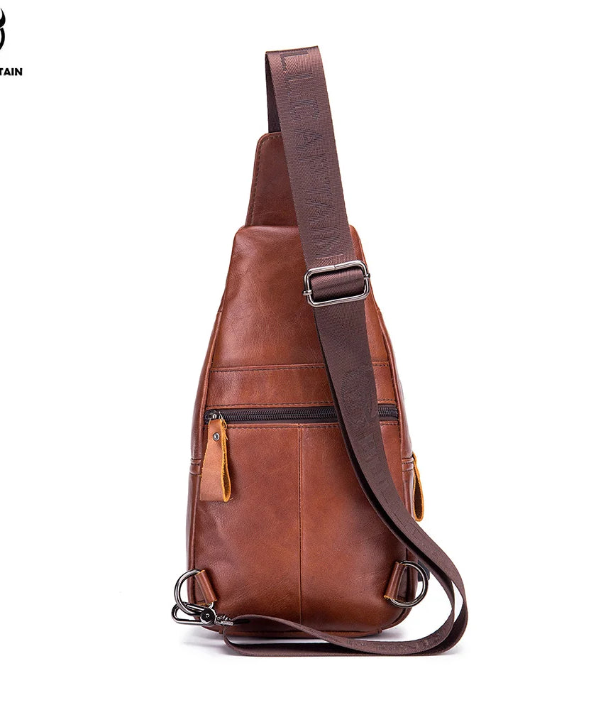 Sacoche homme cuir "CHEST BAG"