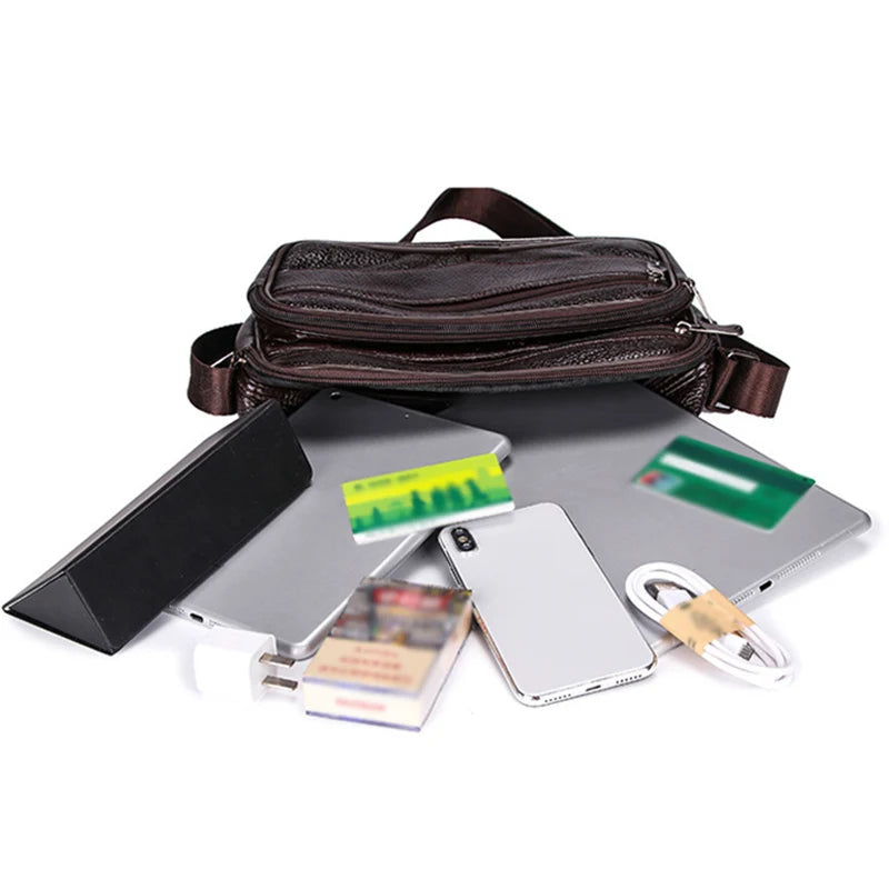 Sacoche homme cuir "MESSENGER"