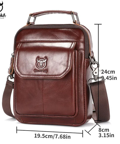 Sacoche homme cuir moyenne "BULLCAPTAIN"