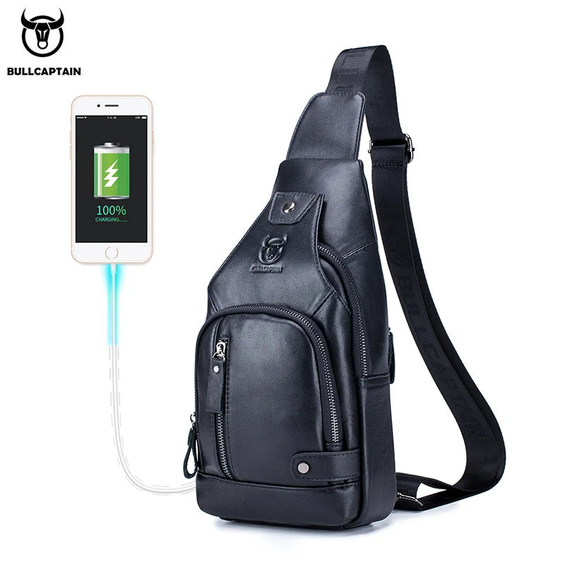 Sacoche homme cuir "CHEST BAG"