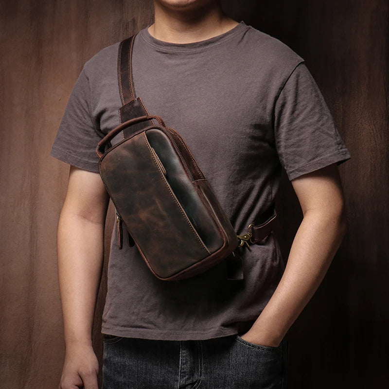 Sacoche Homme cuir "TRAVEL"