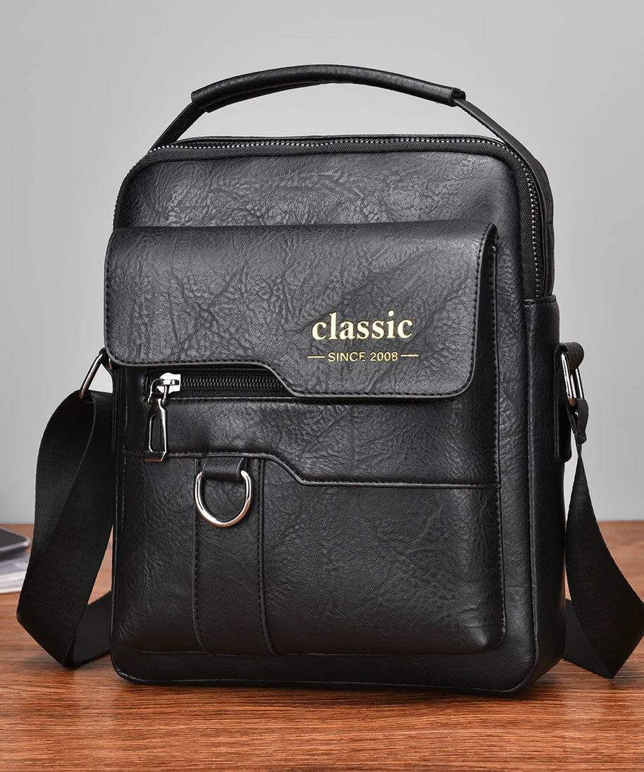 Sacoche cuir homme "CLASSIC"