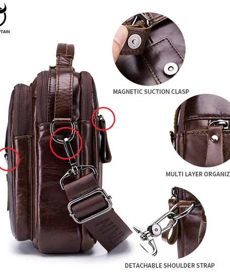 Sacoche cuir homme "AIRPORT"