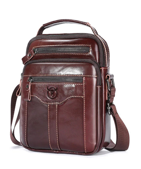 Sacoche Cuir Homme "MULTIPOCHES"