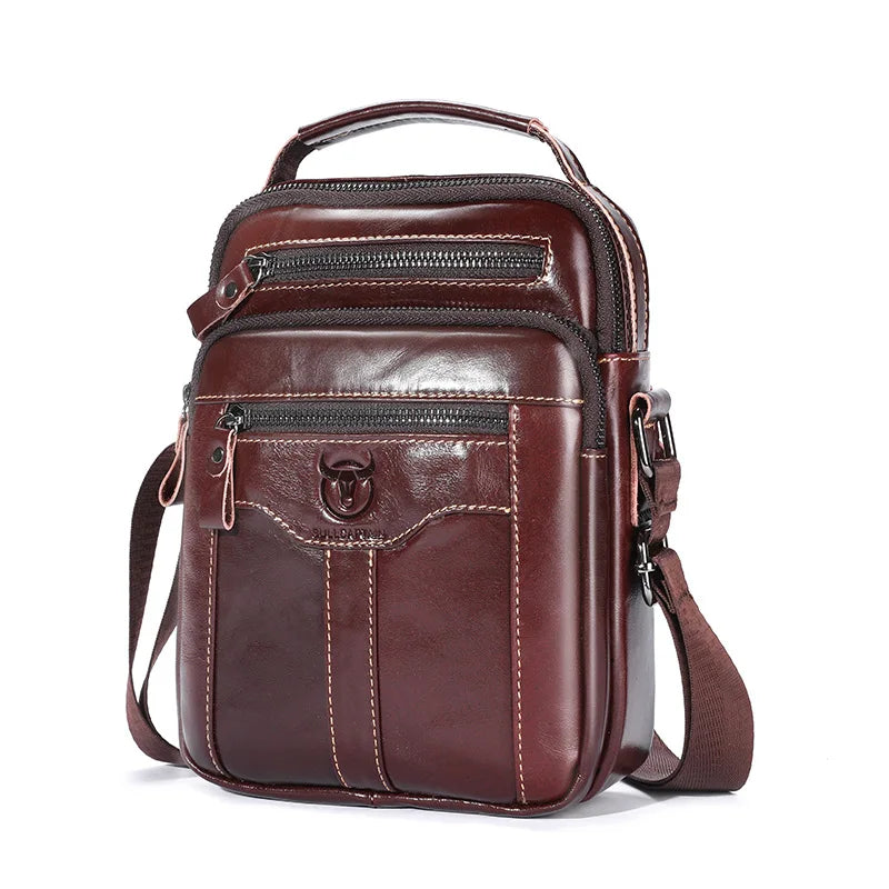 Sacoche Cuir Homme "MULTIPOCHES"