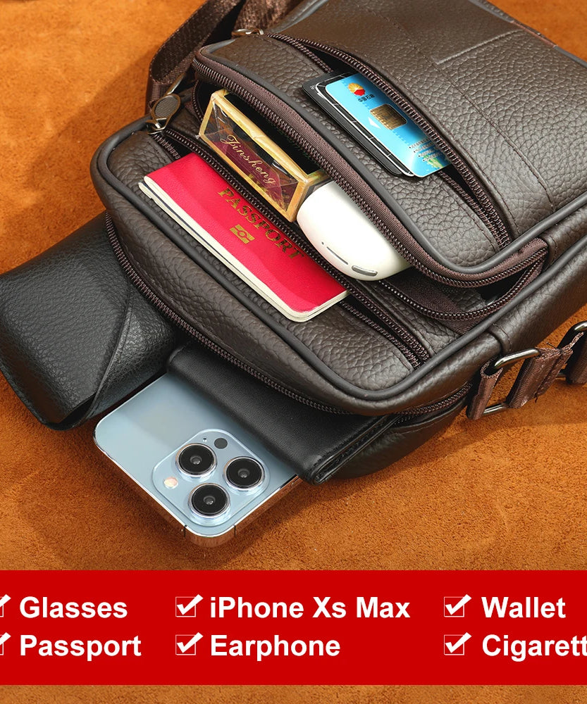 Sacoche cuir homme WESTAL