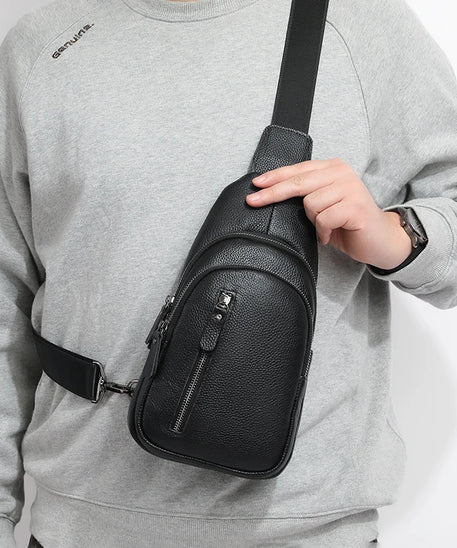 Sacoche cuir homme "PURITY"